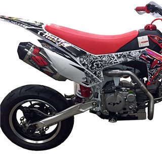 S7R Carbon Tip Pit Bike CW 140-160R STD SILENCER