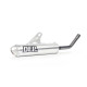 Silenciador Husqvarna HVA TC 85 18-ON / KTM 85 SX 18-ON/ GG MC 85 2021 (FS) (SILVER)